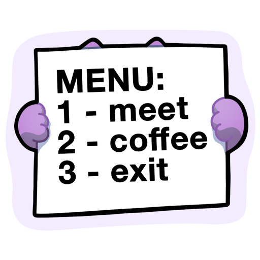 text menu programmer meme sticker
