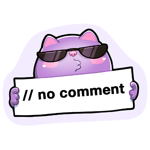 programmer meme - no comment