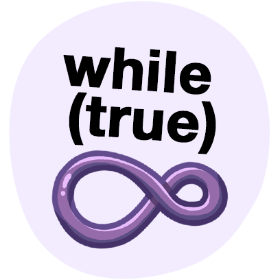 while true endless eternal programming meme